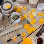Jin Eui Kim at work in his studio 2019